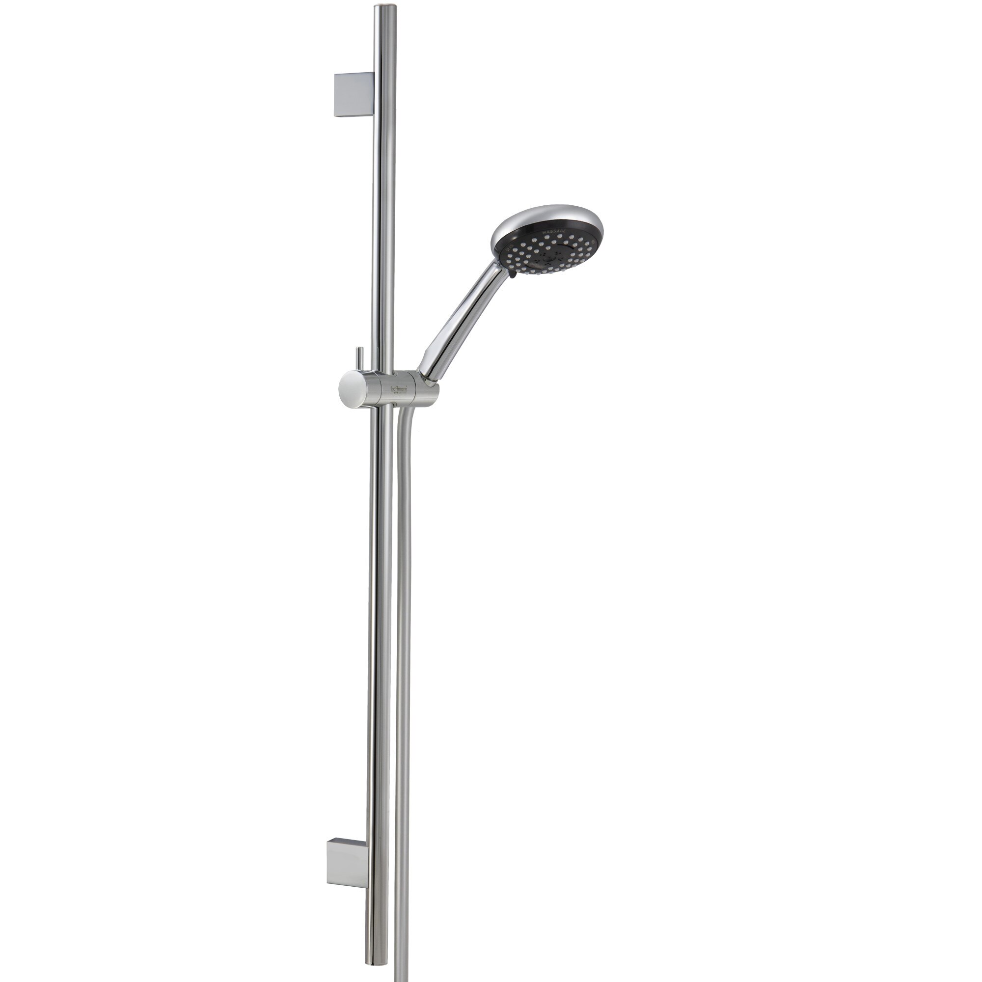 Set coloana si para de dus, Hoffmann, Essensa Plus Silverline, Alama, 3 functii, 160 cm, Argintiu