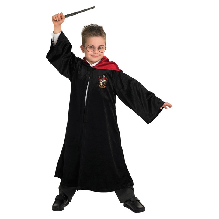Costum Roba Harry Potter Deluxe pentru copii, 11 - 12 ani, 152 cm