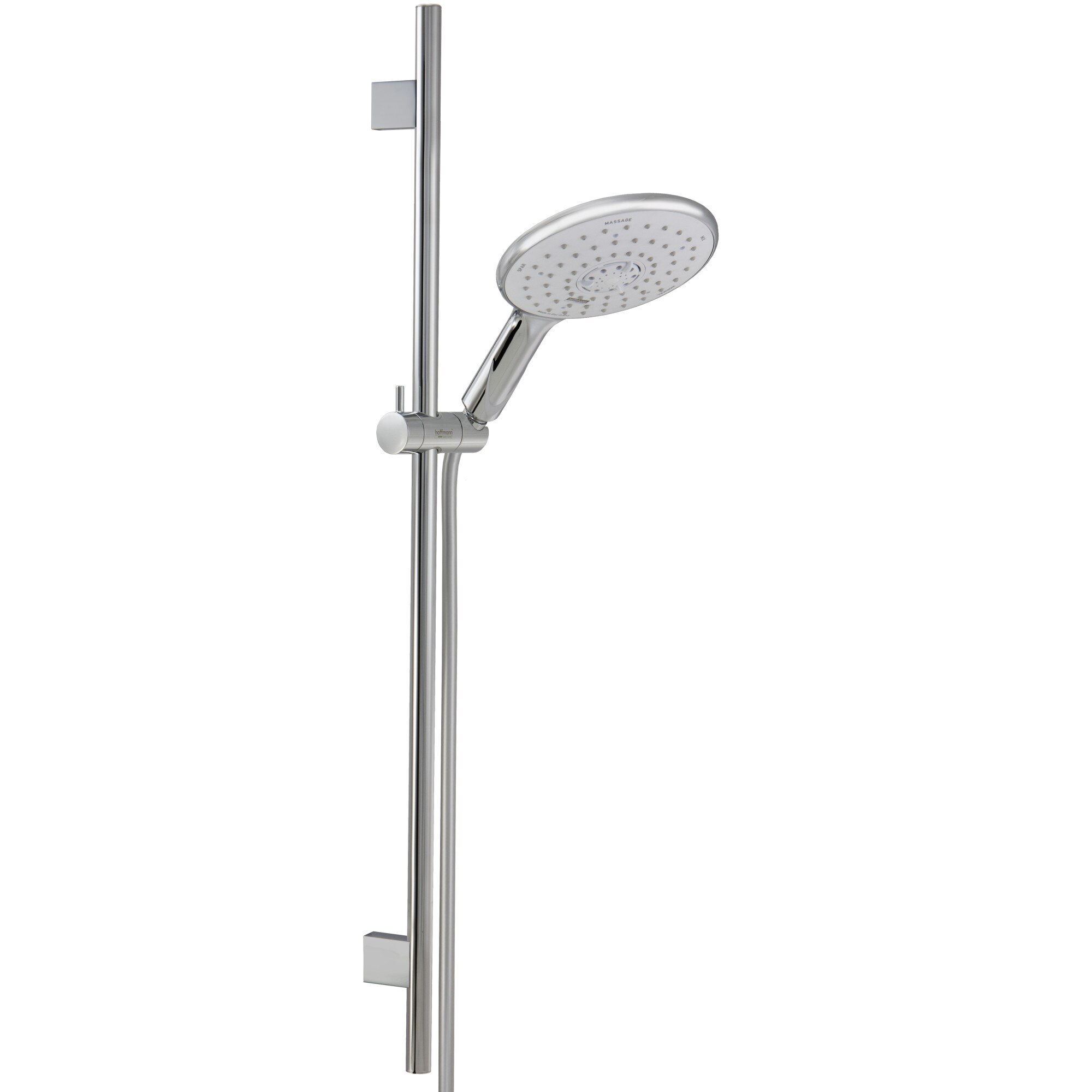 Set coloana si para de dus, Hoffmann, Kiel Plus Silverline, Alama, 3 functii, 160 cm, Argintiu