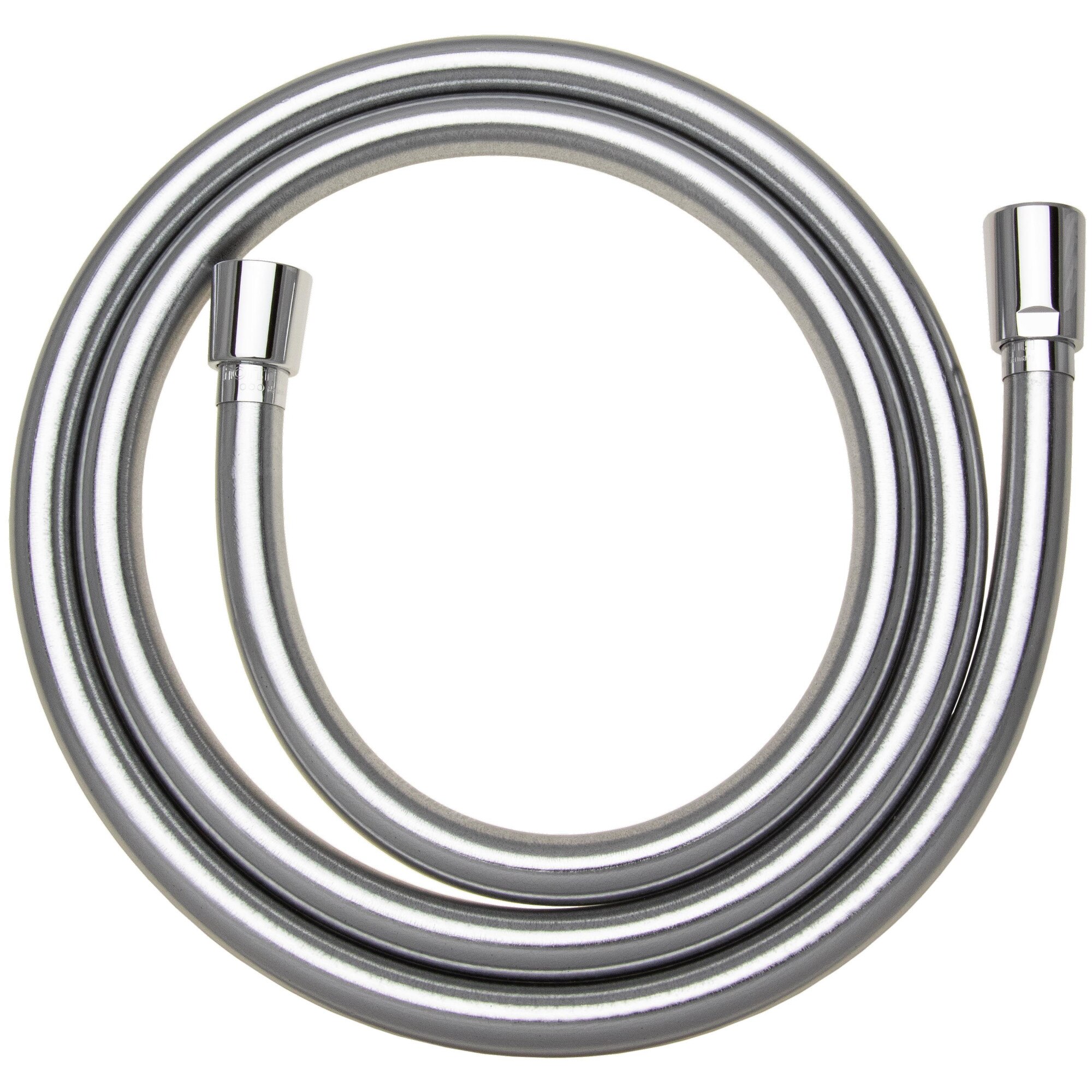 Furtun de dus cu protectie anti-rasucire, Hoffmann Chromeline, Metal, 200cm, Crom