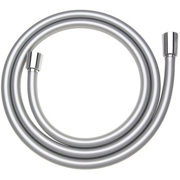 Furtun de dus cu protectie anti-rasucire, Hoffmann Silverline, Metal, 200cm, Crom Furtun de dus cu protectie anti-rasucire, Hoffmann Silverline, Metal, 200cm, Crom