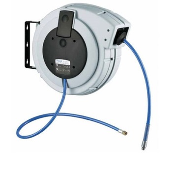 Rola furtun aer comprimat, diametru 10mm, lungime 15m, retractabil Rola furtun aer comprimat, diametru 10mm, lungime 15m, retractabil