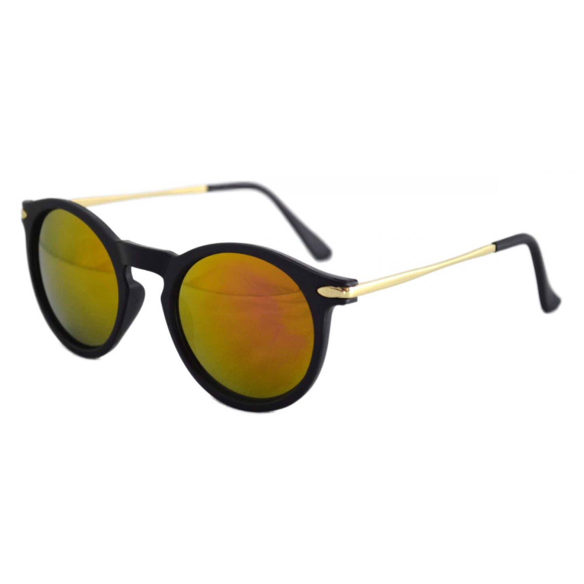 Ochelari de soare Wayfarer Passenger S Orange reflexii - Negru Mat