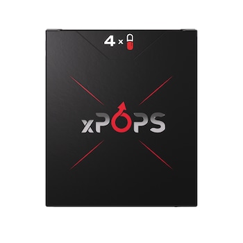 Pastile pentru potenta xPops, erectie si ejaculare precoce, cresterea apetitului sexual, formula naturala cu efect rapid, 4 capsule cutie