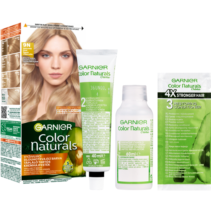 Garnier Color Naturals Tartós Hajfesték, 9N Nagyon Világos Szőke
