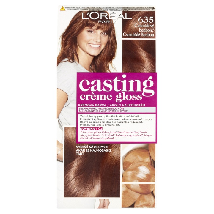 LOréal Paris Casting Creme Gloss Hajszínező Krém, 635 Csokolédé Bonbon