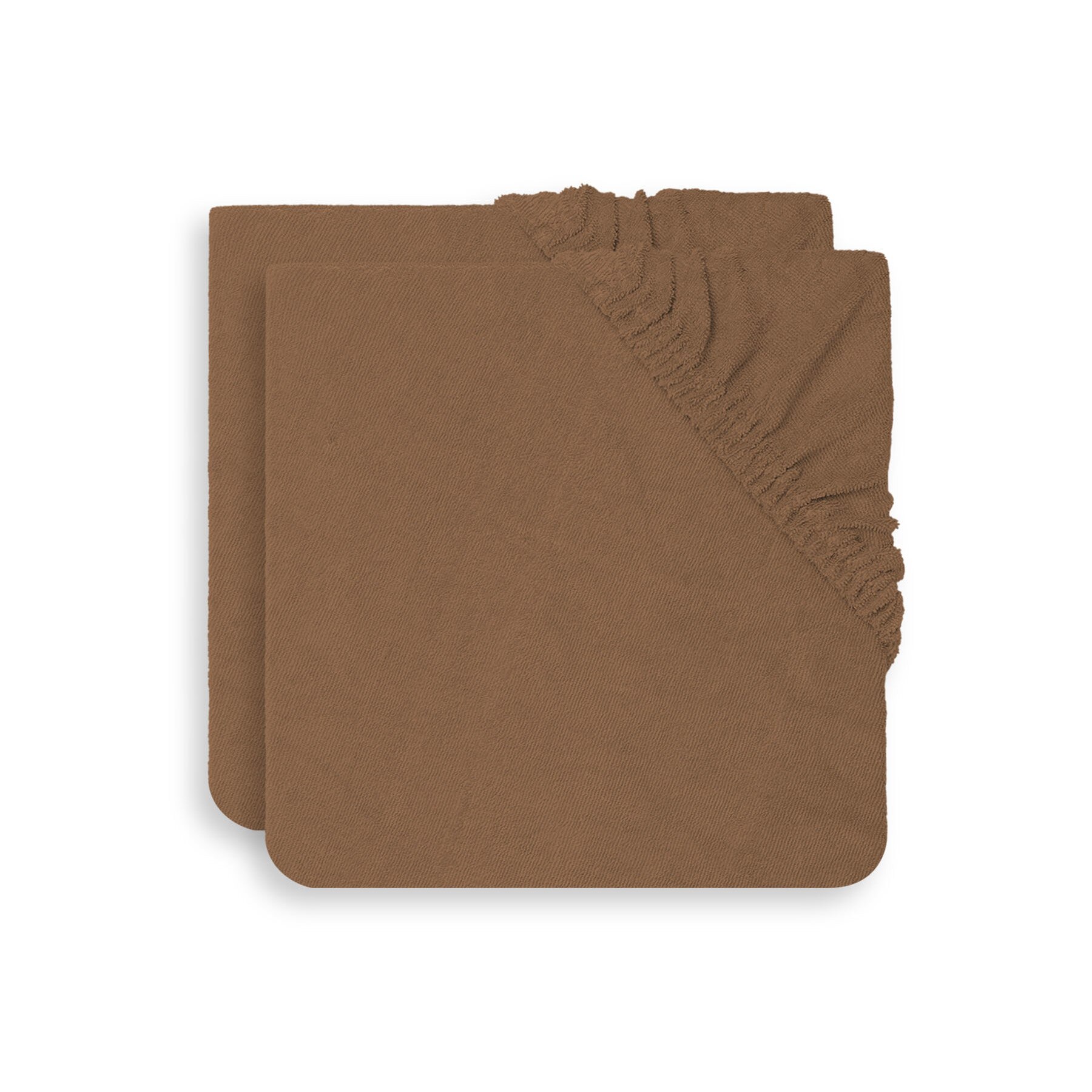 Set 2 huse saltea infasat bebelusi, Jollein, 50x70cm, caramel