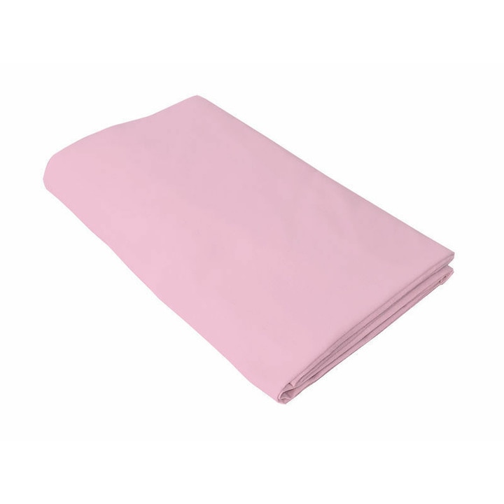 Rózsaszín lepedő, 70x110 cm-es kisagy, pamut, gumis alju