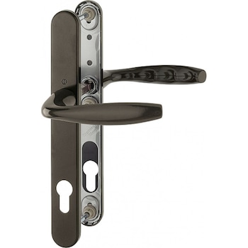 Maner pentru usa de exterior Hoppe New York, din aluminiu, latime 30 mm, interax 92 mm, culoare maro F8706 Maner pentru usa de exterior Hoppe New York, din aluminiu, latime 30 mm, interax 92 mm, culoare maro F8706