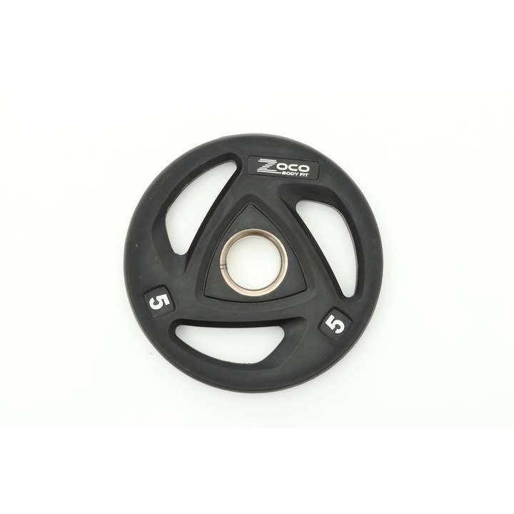 Диск за щанга ZOCO BODY FIT GLP008, Тегло 5 кг, Черен
