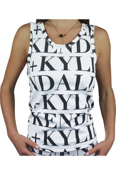Maiou KENDALL + KYLIE, Alb/Negru, Alb/Negru Maiou KENDALL + KYLIE, Alb/Negru, Alb/Negru