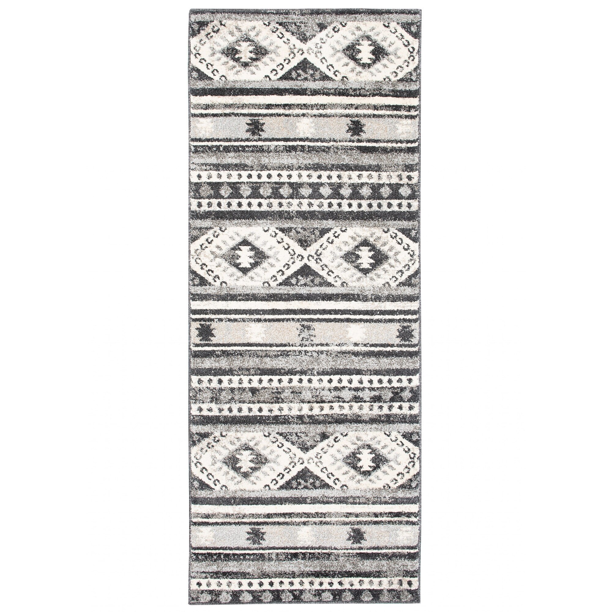 Covor Ethno Vintage Runner Chemex Z552A Negru 100x250