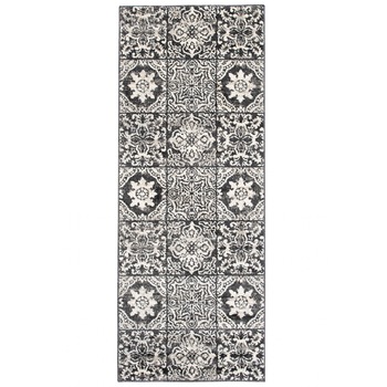 Covor Ethno Vintage Runner Chemex Z555B Negru 120x150 Covor Ethno Vintage Runner Chemex Z555B Negru 120x150