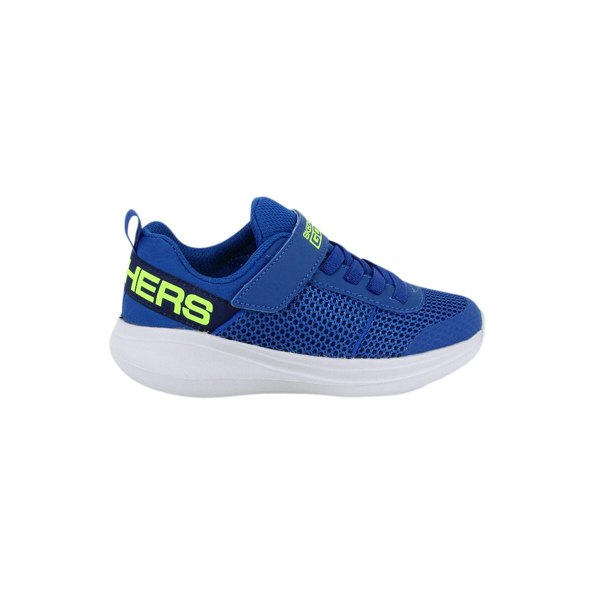 Pantofi sport Skechers GO RUN FAST-THARO, Material sintetic, Albastru/Verde