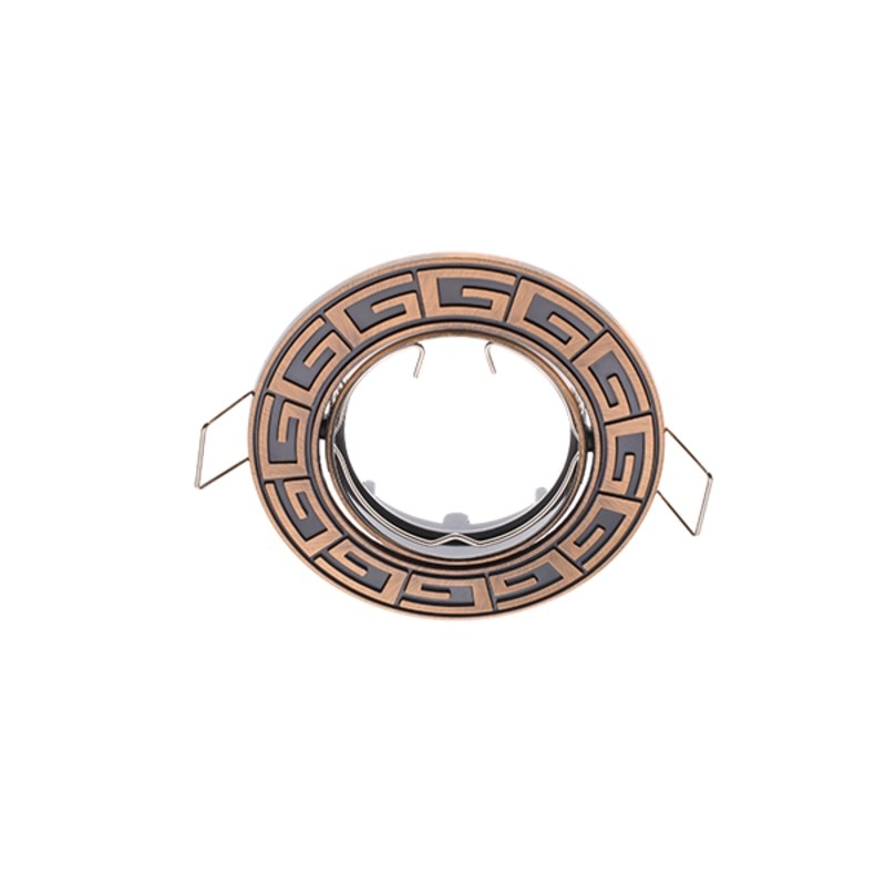 Spot rotund SA-90V rosu caramiziu 12V bec MR16