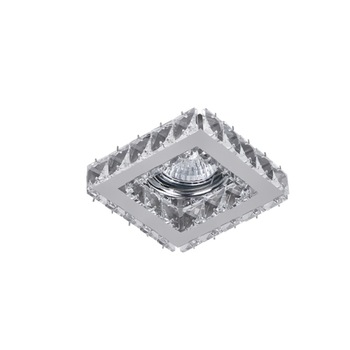 Spot patrat CR-773S/CL 12V MR16 cristal Spot patrat CR-773S/CL 12V MR16 cristal