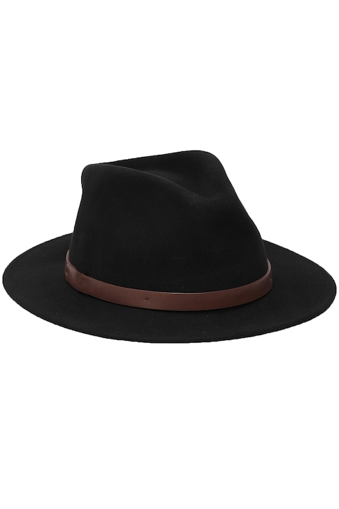 Вълнена шапка, Brixton Messer Fedora, 00136 черно, M