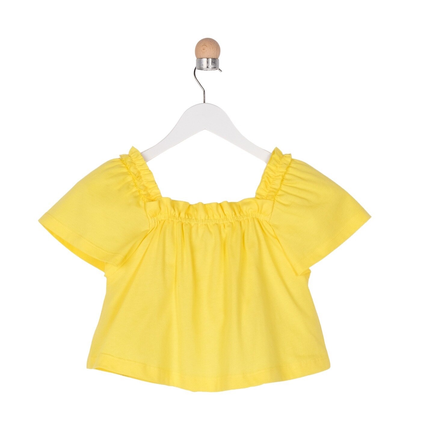 Tricou pentru fete, culoare galbena 2094