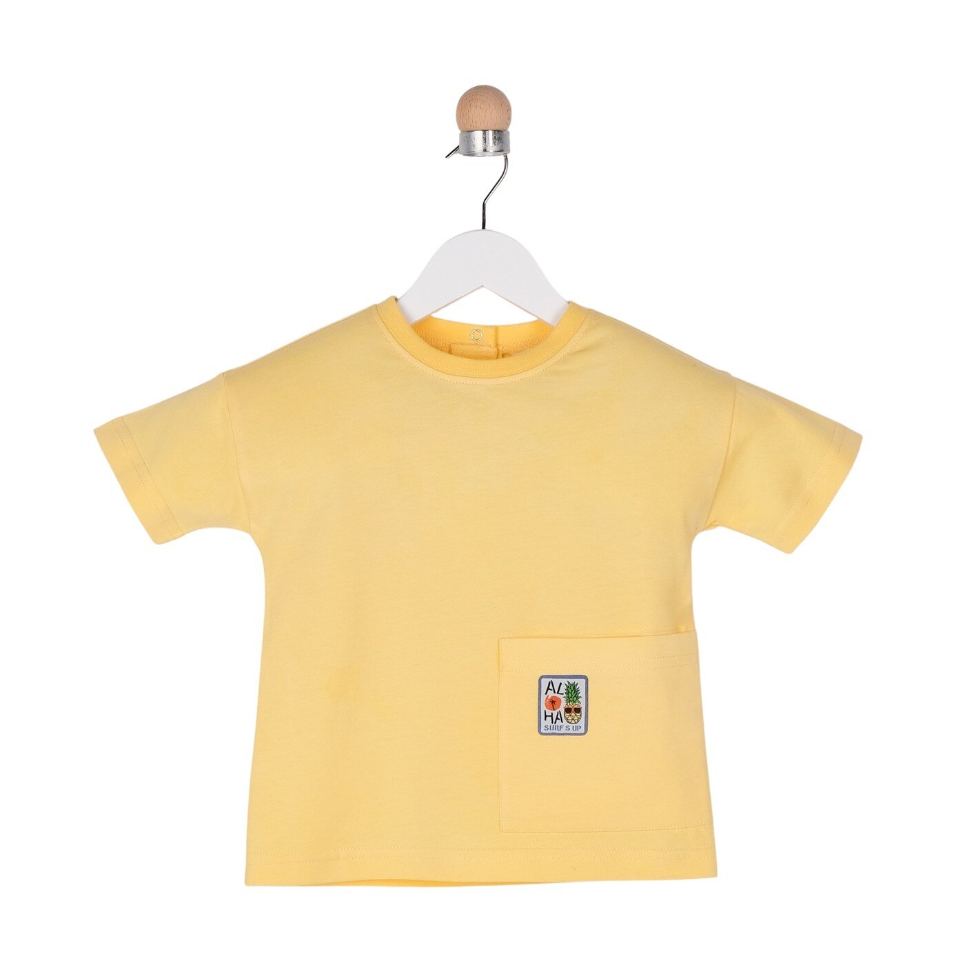 Tricou pentru baieti, culoare galbena, colectia Aloha 3748