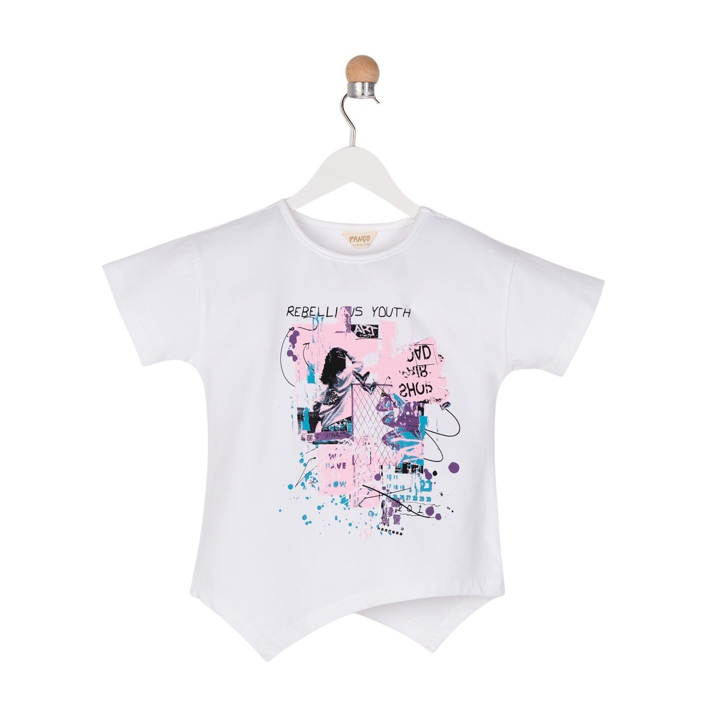 Tricou pentru fete, culoare alba 2139