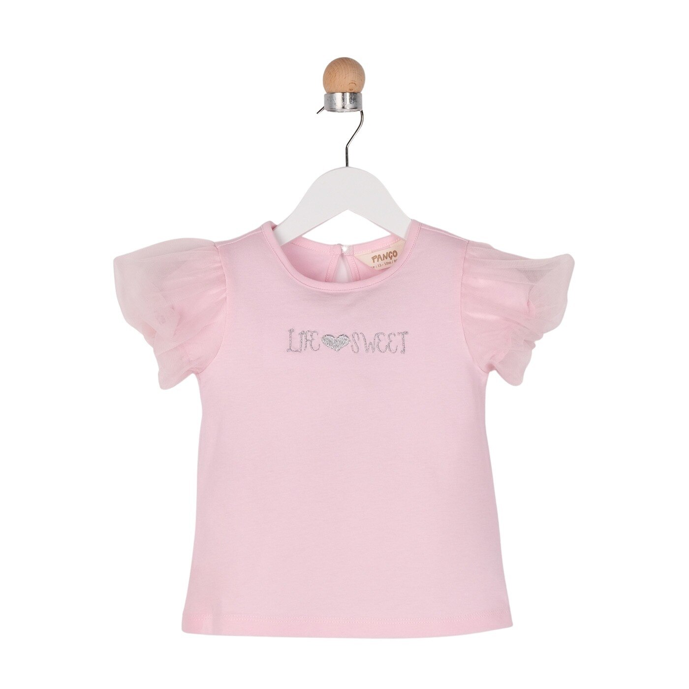 Tricou pentru fete, culoare roz 1815