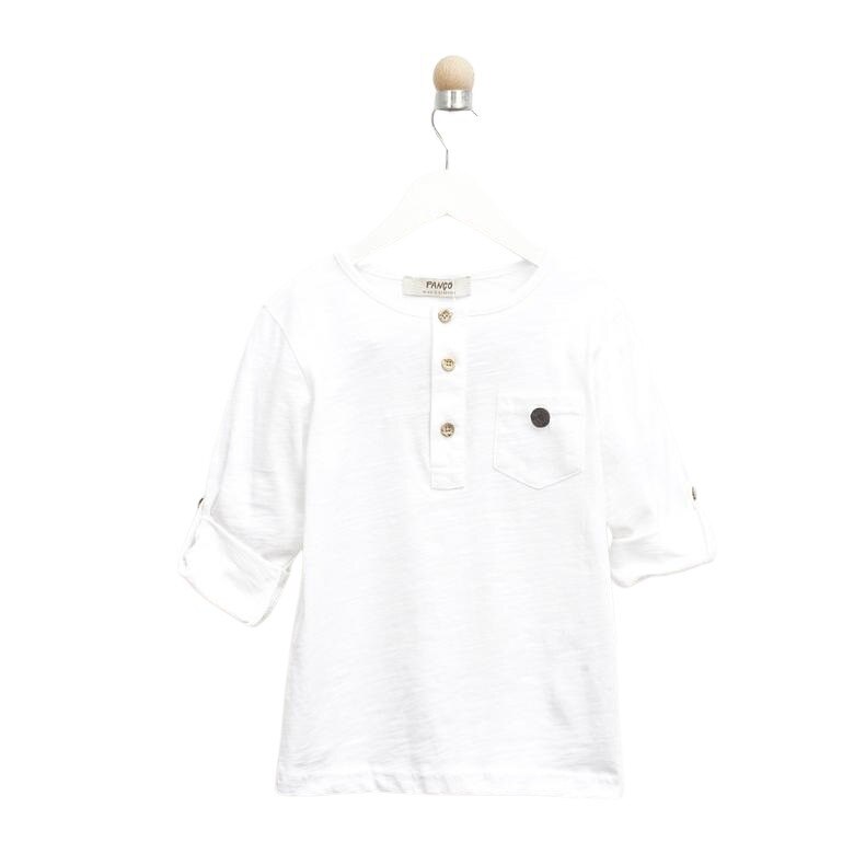 Tricou pentru baieti, culoare alba, colectia Road Rush 4094