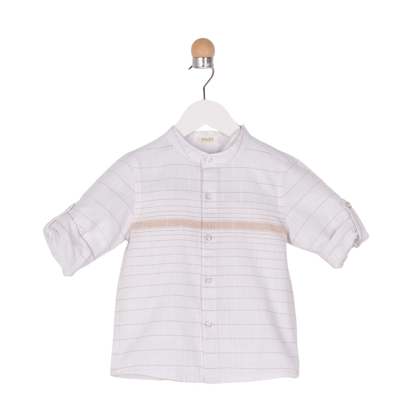 Tricou pentru baieti, culoare bej, colectia Eco Tourism 3812