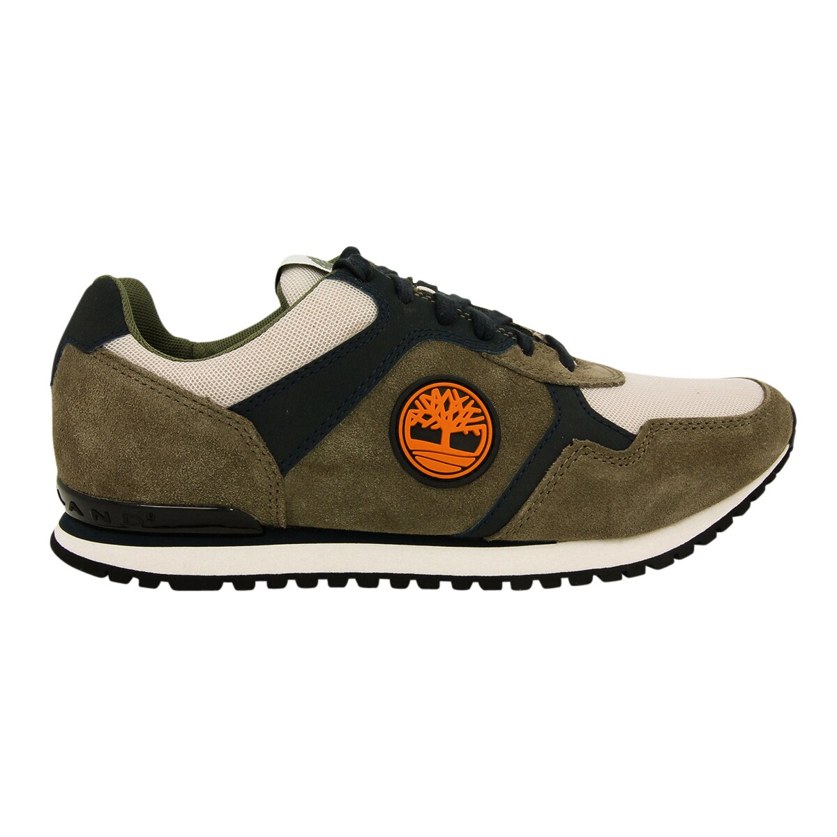 Pantofi sport Timberland RETRO RUNNER OX, Piele intoarsa, Verde/Bej, Verde/Bej