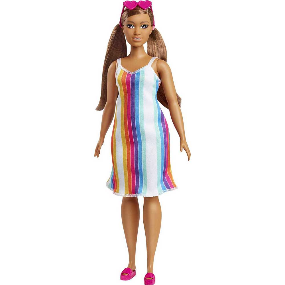 Papusa Barbie, colectia OCEAN realizate din plastic reciclat, par saten, 3 ani
