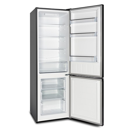 Combina frigorifica CHiQ FBM260L, 260L, clasa E, low frost, garantie compresor 12 ani, 39 db, dark inox