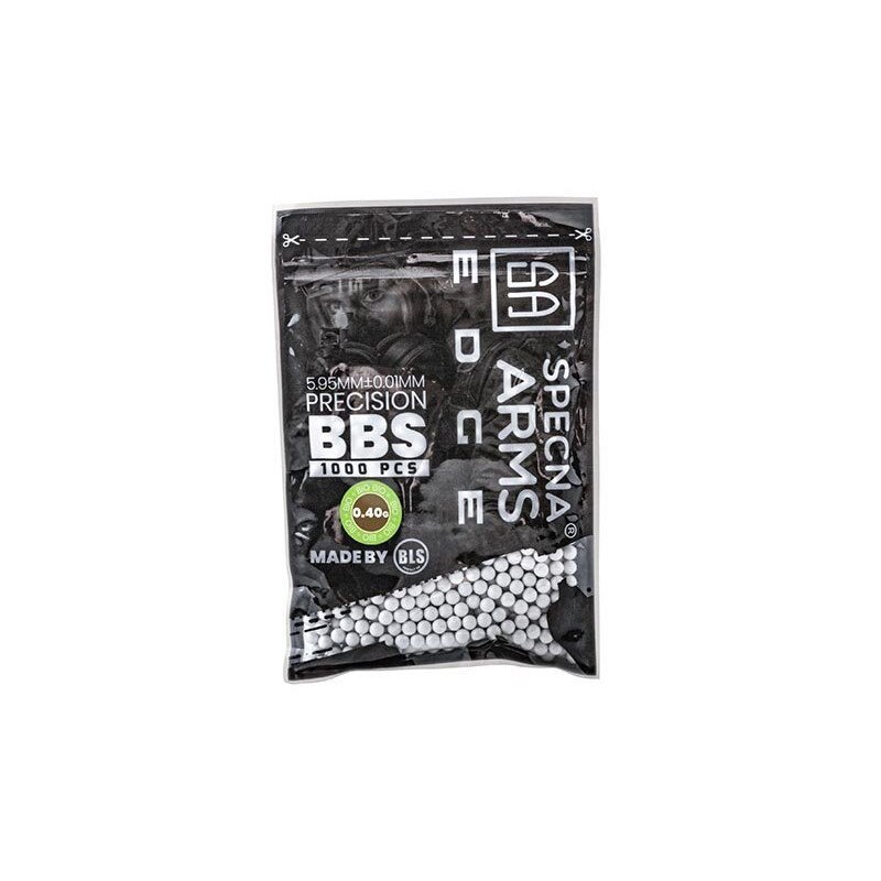 Bile Airsoft Specna Arms EDGE Bio Precision 0.40g 1000buc, albe