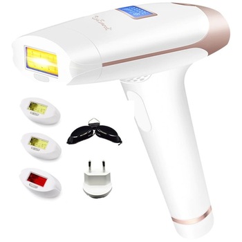 Epilator IPL EvoSmart™ RX-700K, Pentru Epilare Definitiva Fara Durere, Tehnologie IPL, 5 Trepte De Intensitate, Pentru Femei Si Barbati, Senzor Piele SmartSkin, Mod Automat, Cu Afisaj, 700.000 de Pulsatii Epilator IPL EvoSmart™ RX-700K, Pentru Epilare Definitiva Fara Durere, Tehnologie IPL, 5 Trepte De Intensitate, Pentru Femei Si Barbati, Senzor Piele SmartSkin, Mod Automat, Cu Afisaj, 700.000 de Pulsatii