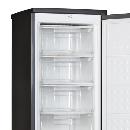 Congelator vertical CHiQ FSD140D42, 146L, clasa E, garantie compresor 12 ani, 41 db, dark inox