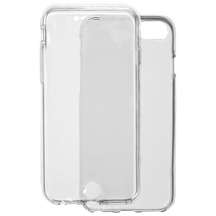 Husa Full Cover pentru Samsung Galaxy J7 Neo, United Case, TPU, Transparent