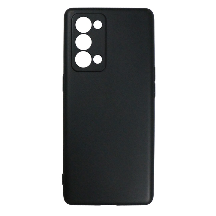 Калъф SILKASE за Oppo Reno6 Pro Plus 5G, черен, силиконов