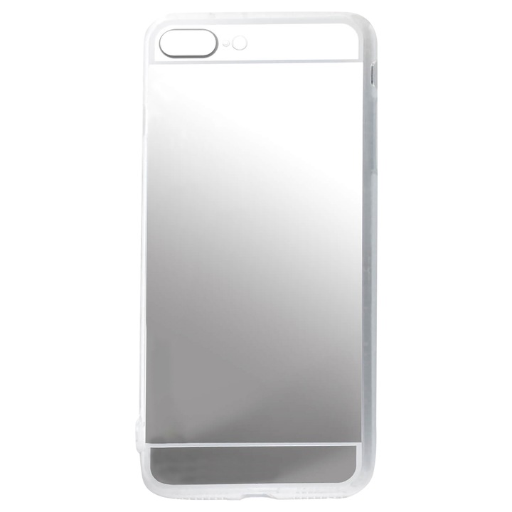 Husa de protectie United Case pentru iPhone 7 Plus/ 8 Plus, TPU, Argintiu