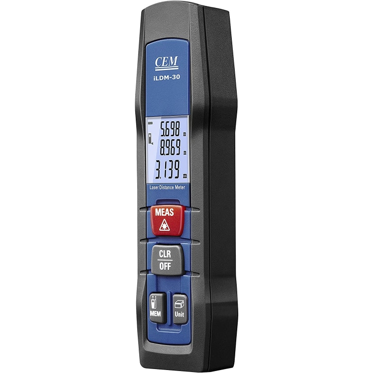Telemetru laser, CEM, iLDM-30 cu Bluetooth, Waterproof