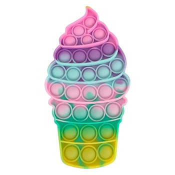 Jucarie interactiva antistres din silicon moale Pop it Now, Push Bubble , model inghetata , multicolor Selling Depot ® Jucarie interactiva antistres din silicon moale Pop it Now, Push Bubble , model inghetata , multicolor Selling Depot ®