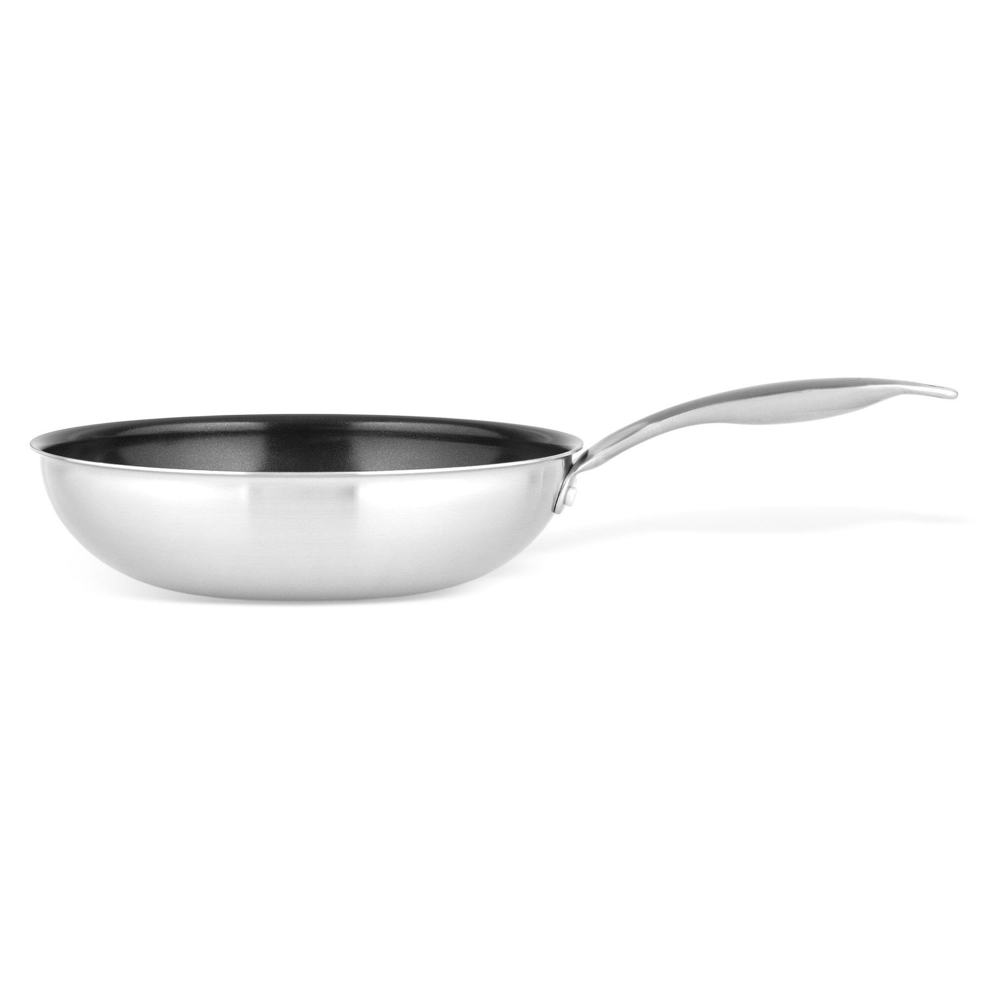 Wok fara capac, 28 cm, 3,6 L, Greenpan Profile plus black, D 28, l 29,5, H 49,3, Negru