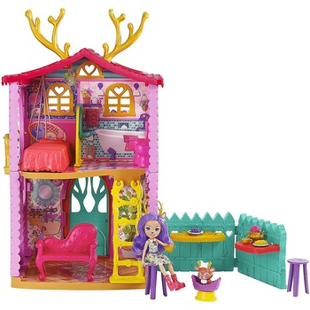 Casuta de joaca a papusii Danessa Deer- Cozy Deer House EnchanTimals Casuta de joaca a papusii Danessa Deer- Cozy Deer House EnchanTimals