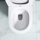 Ego Interiors S108T Perem Nélküli WC-csésze, Tartállyal, 60x36 cm, Fehér, Soft Close Fedél