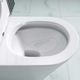 Ego Interiors S108T Perem Nélküli WC-csésze, Tartállyal, 60x36 cm, Fehér, Soft Close Fedél