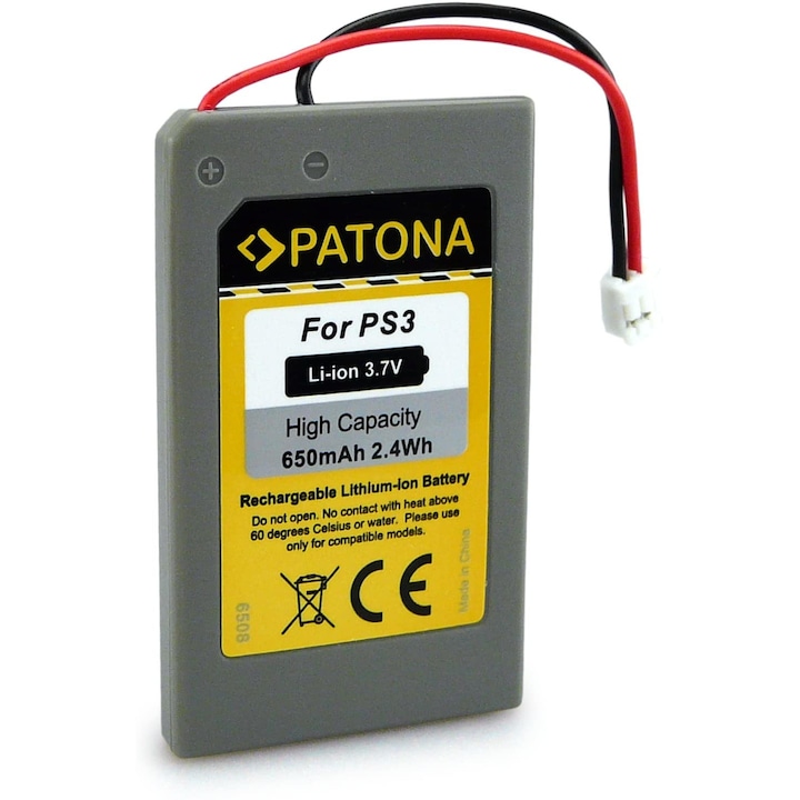 Patona Sony PS3 vezérlő akkumulátor, LIP1359, LIP1859, LIP1472