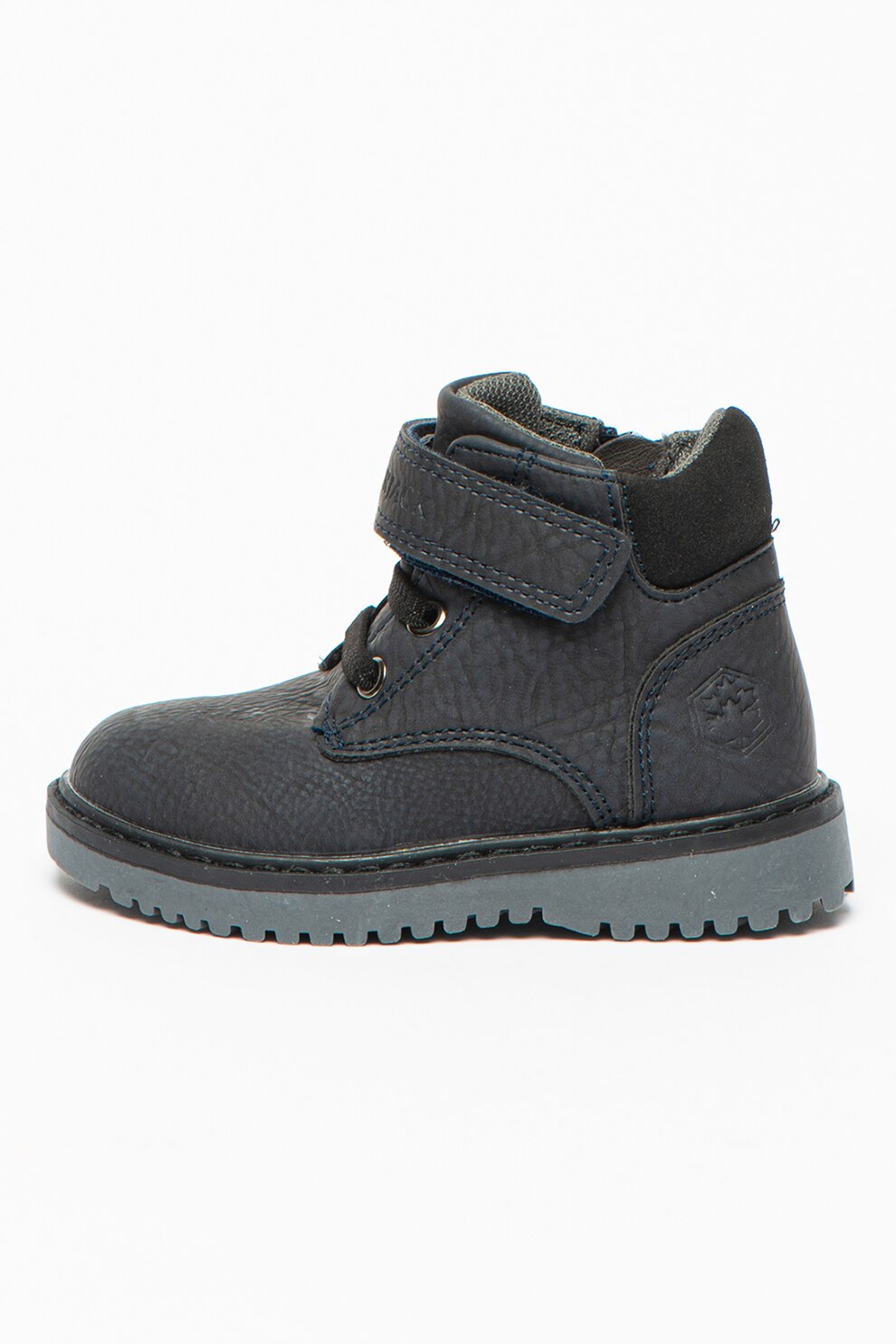 Lumberjack, Ghete din piele ecologica, Negru/Bleumarin