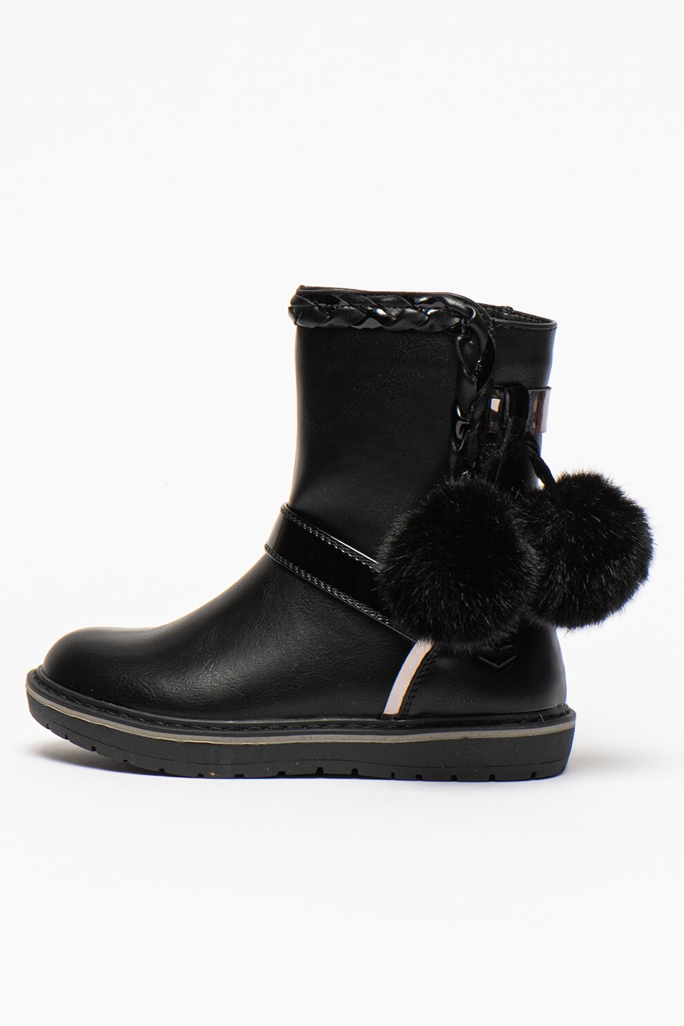 Lumberjack, Ghete din piele ecologica Renna, Negru