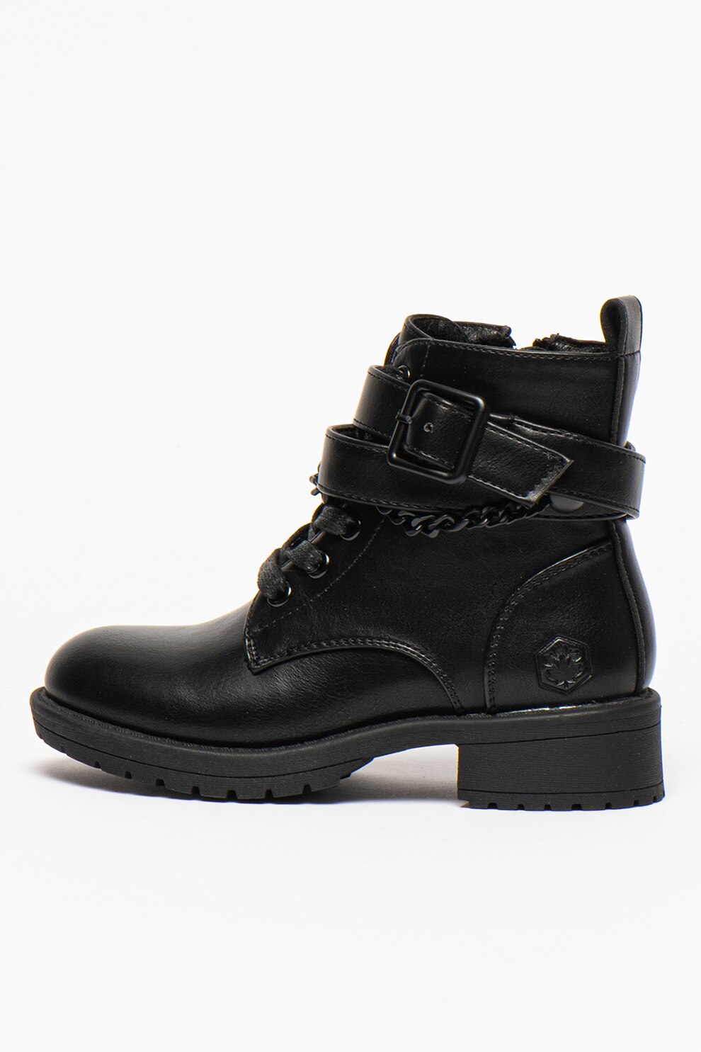 Lumberjack, Ghete din piele ecologica Sweet, Negru