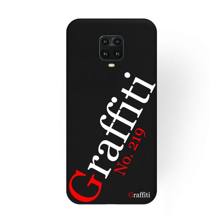 Калъф за телефон Xiaomi Redmi Note 9 Pro Max - силиконов кейс Graffiti No.219 шарка