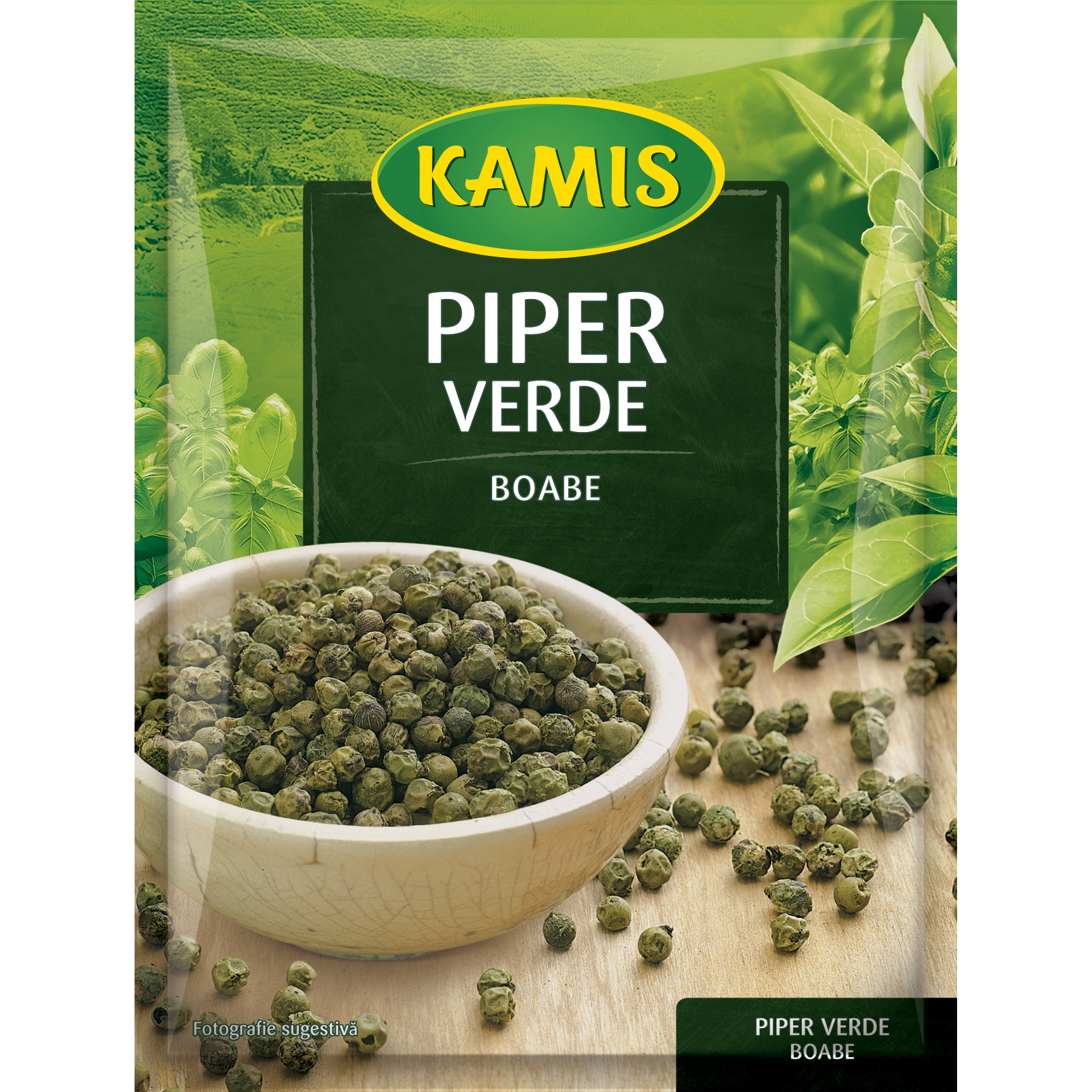 Piper verde boabe Kamis, 12g