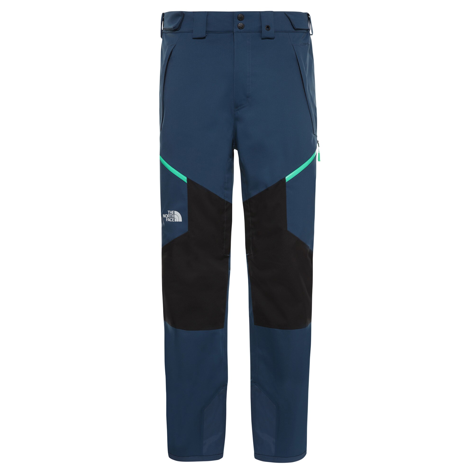 Pantaloni de schi The North face Chakal, Poliester/Elastan, Albastru/Negru, XL
