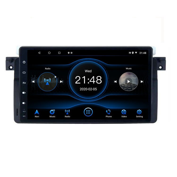 Navigatie dedicata BMW Seria 3 E46 Edotec, cu Android, Radio, Bluetooth, Internet, procesor Octa Core, memorie 2GB si 16GB